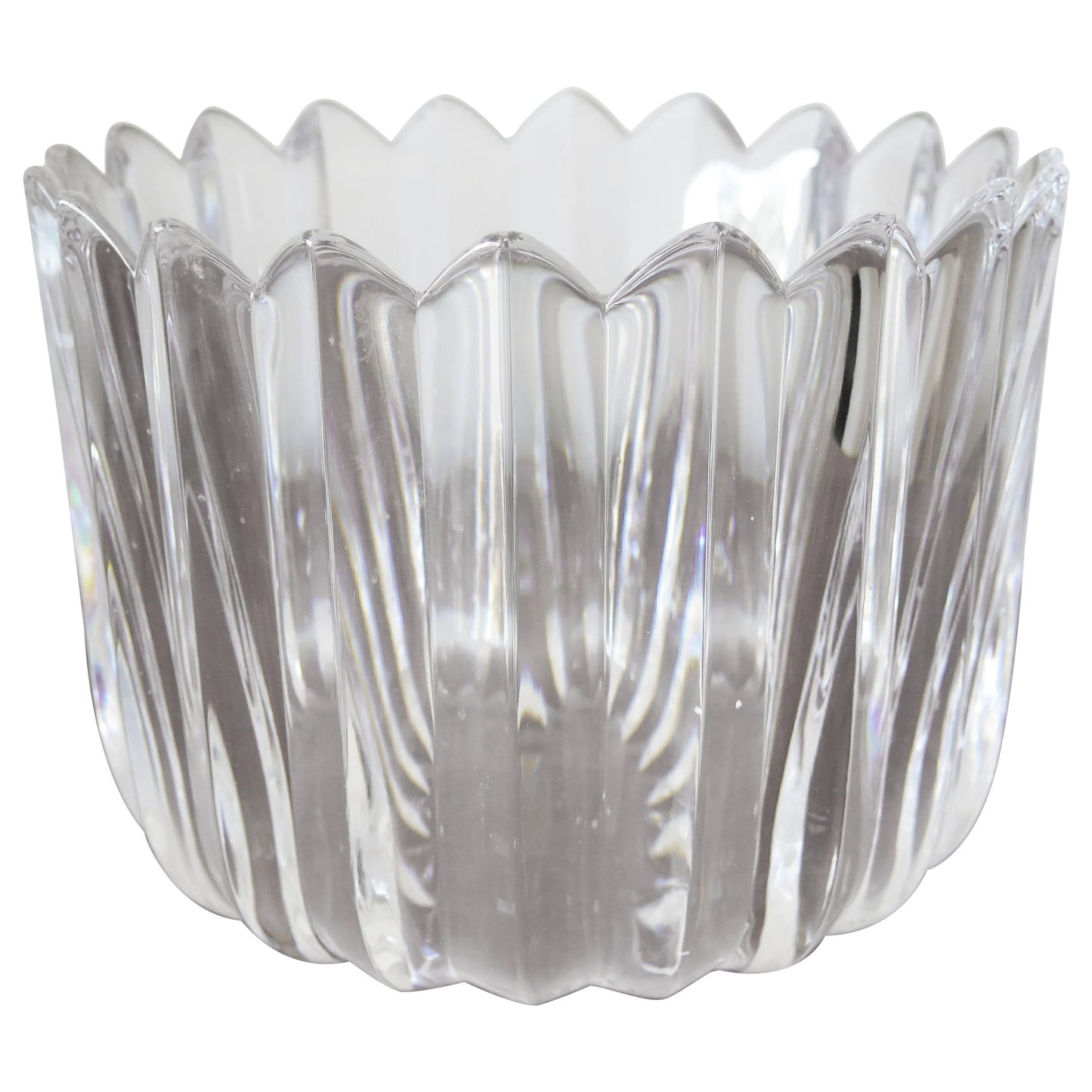 Orrefors "Crown" Heavy Crystal Bowl