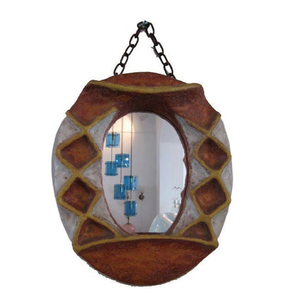 A Ceramic Mirror by Isabelle Ferlay Vallauris