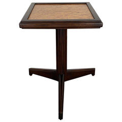 Edward Wormley for Dunbar Rare Janus Drink Table with Burl Top