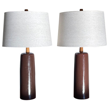 Jane and Gordon Martz Large Table Lamps, Marshall Studios, Ceramic