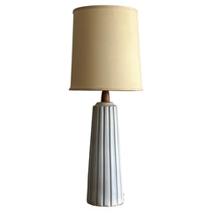 White Architectural Lamp by Gordon Martz Marshall Studios