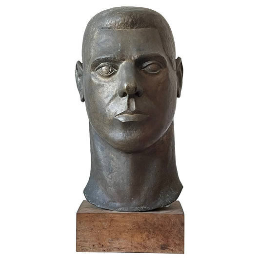 Stylized Life Size Bronze by Anne Van Kleeck, circa 1960s