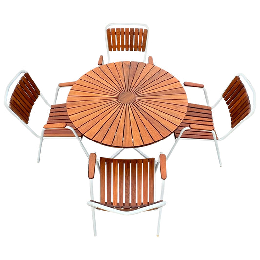 Danish Mid Century Outdoor Set By Daneline