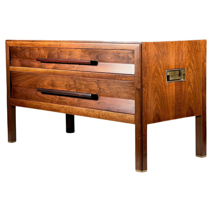 Low Chest in Walnut by Edward Wormley