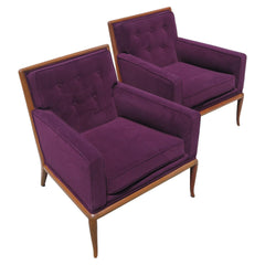 Pair of Classic Armchairs by T.H. Robsjohn-Gibbings, circa 1950s