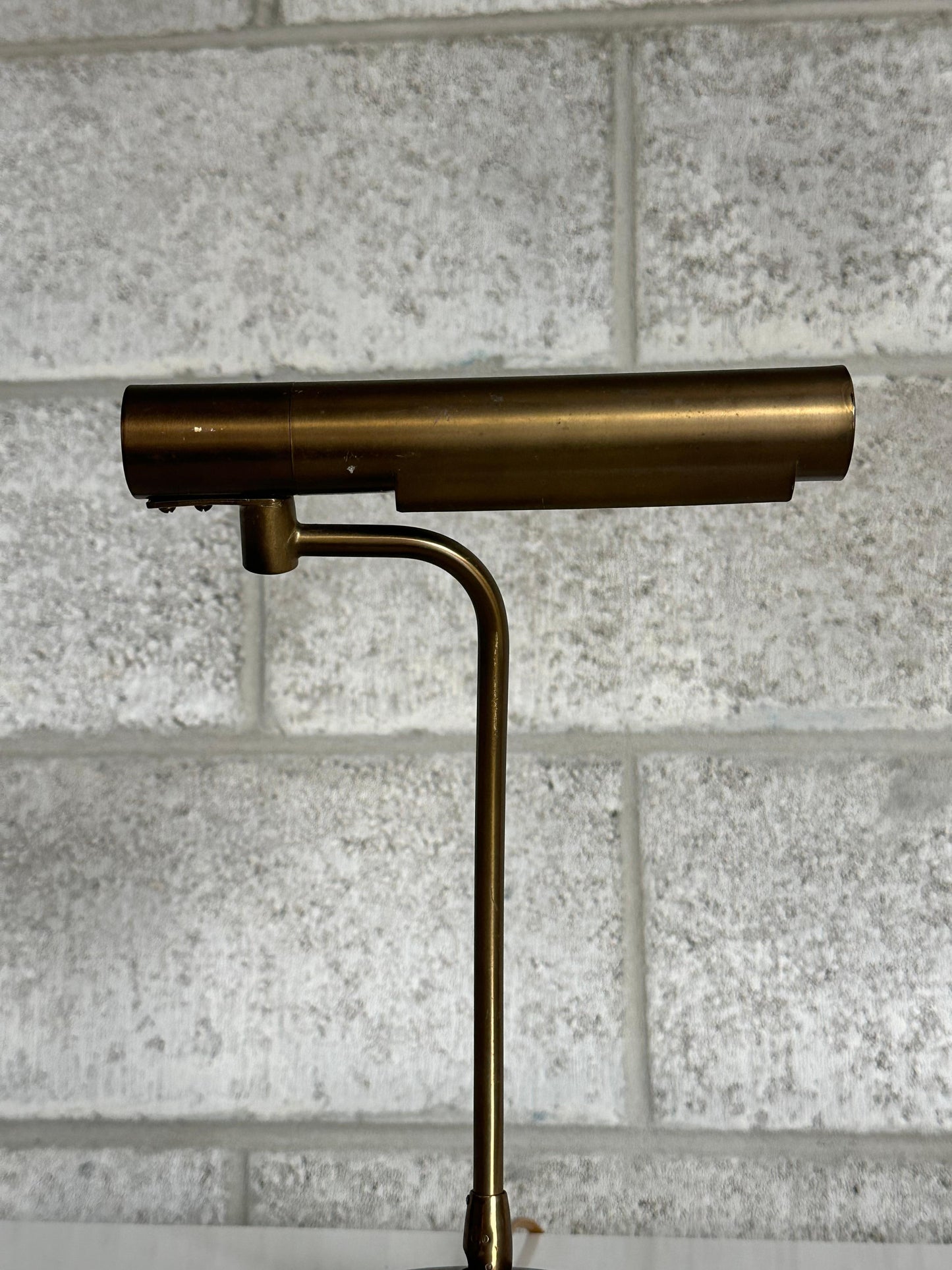 1940s Swedish Modern Brass Desk or Banker/ Table Lamp by Asea