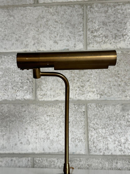 1940s Swedish Modern Brass Desk or Banker/ Table Lamp by Asea