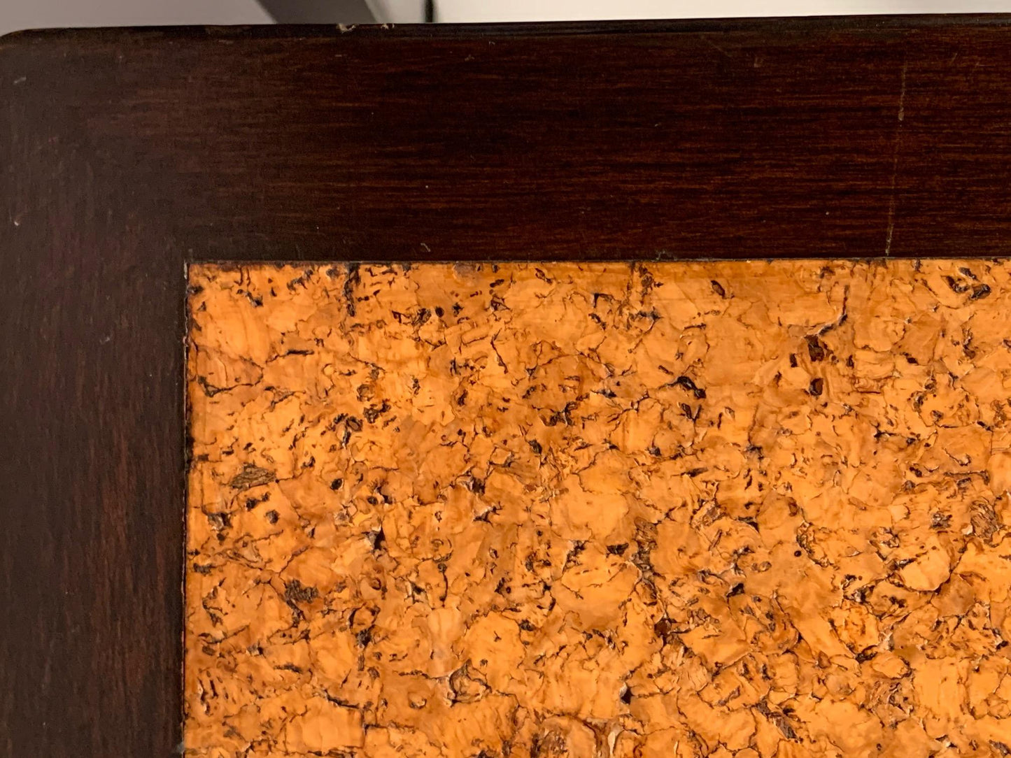 A Pair of Dunbar Occasional Tables Asian Style with Cork Tops