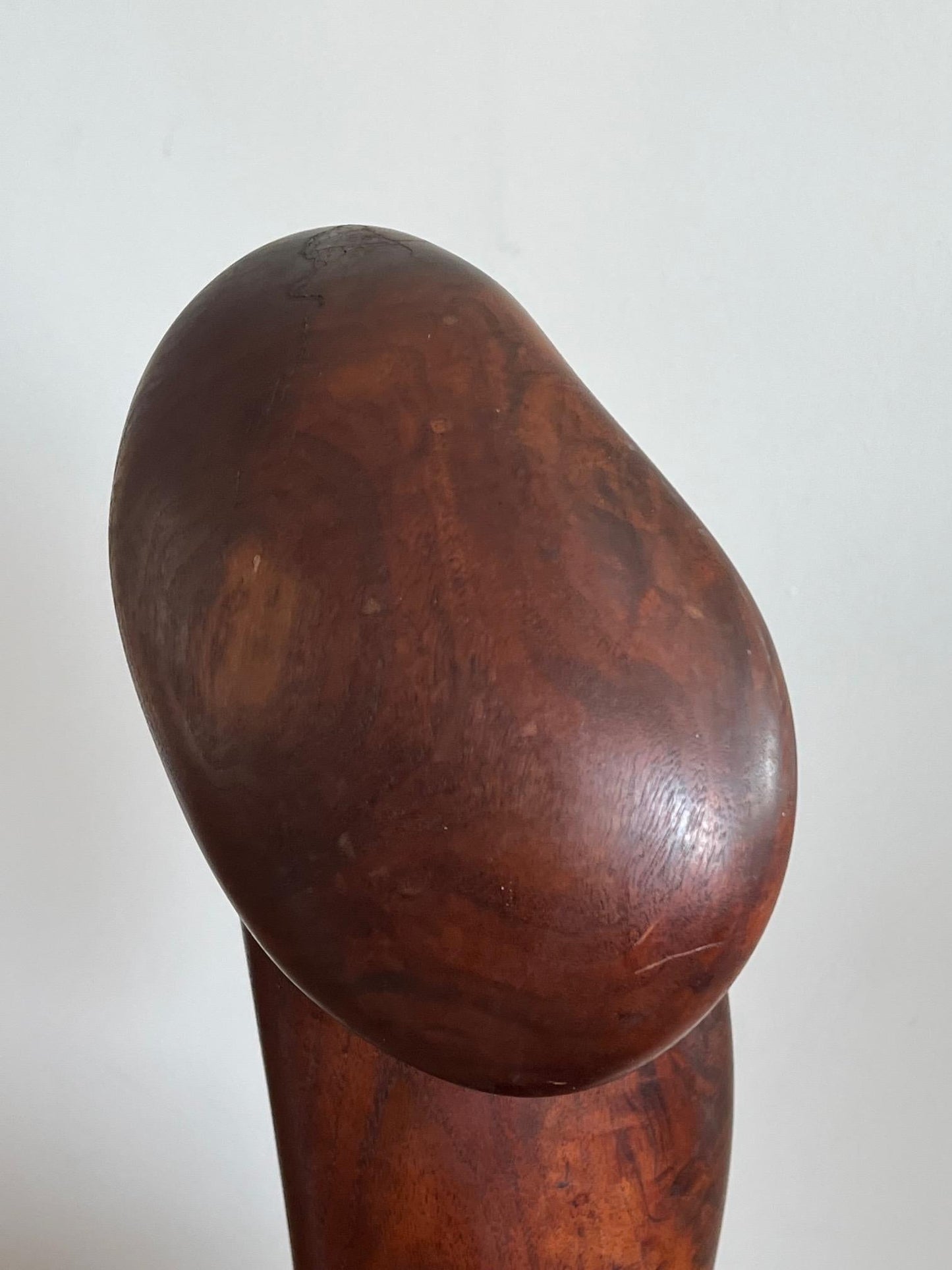 Figurative Walnut Sculpture