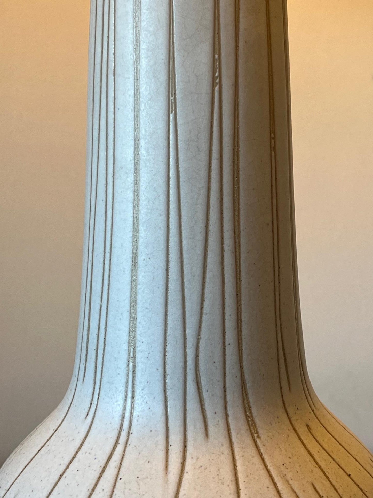 A Gordon Martz Table Lamp With Sgrafitto Decoration ca' 1960's