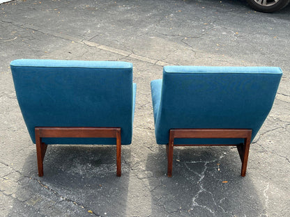 Vintage Classic Armless Chairs by Jens Risom, 1950's