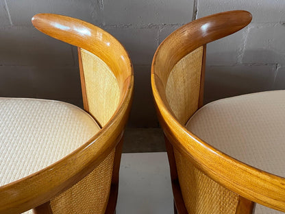 Pair of Tomlinson "Sophisticate" Slipper Chairs