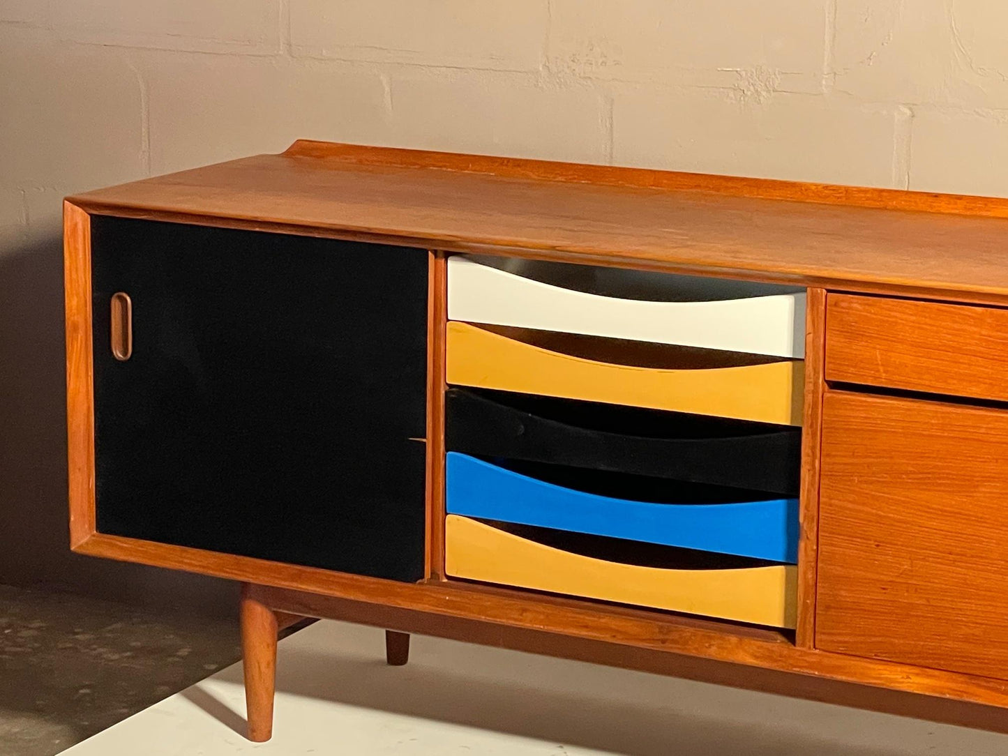 Rare Arne Vodder Danish Teak Credenza