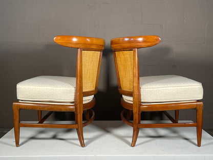 Pair of Tomlinson "Sophisticate" Slipper Chairs