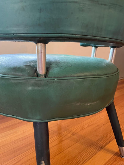 Curved Back Chair from SS United States