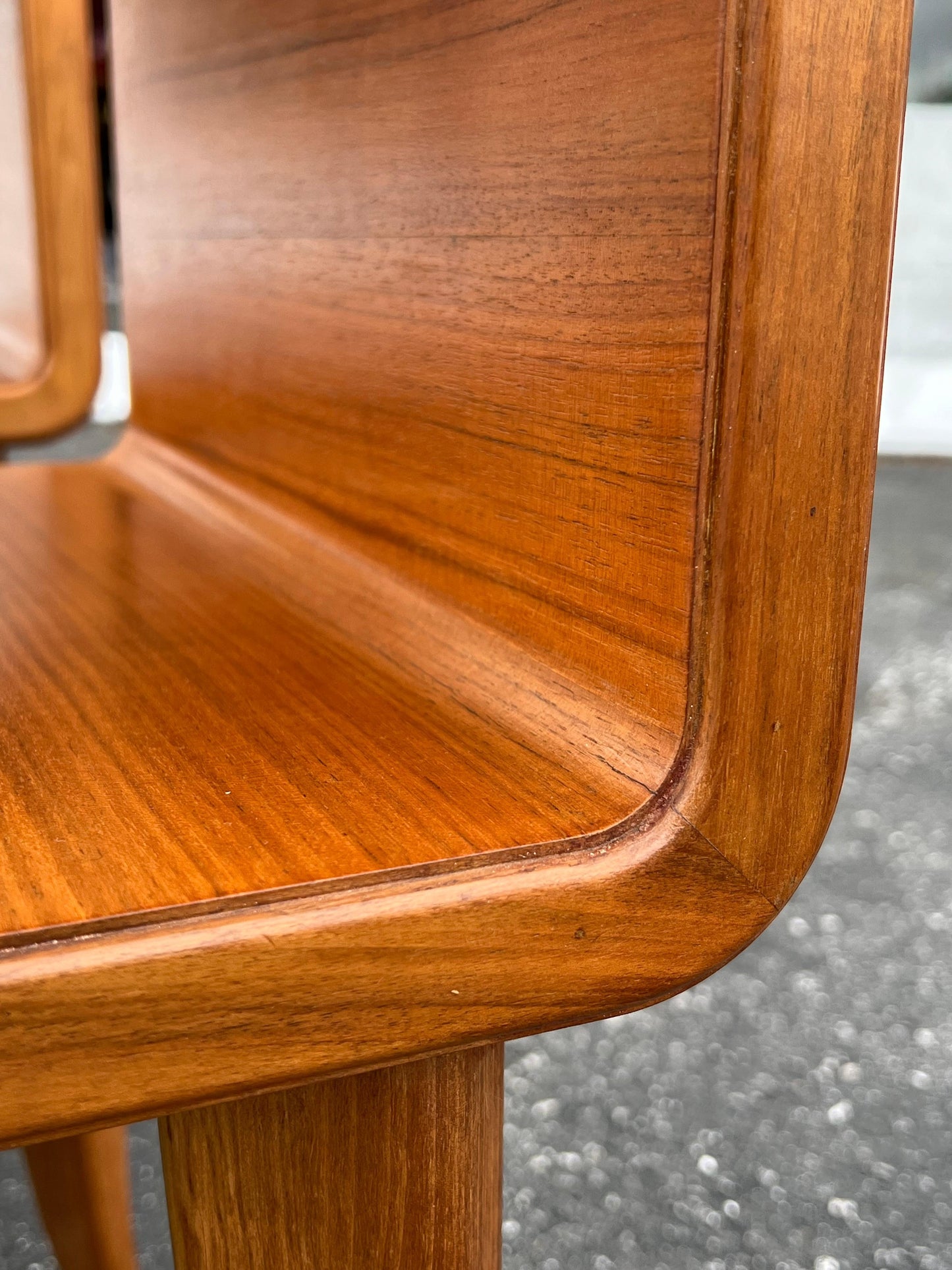 A Pair Of Unusual Italian Side Tables With Inlay Ca' 1940's