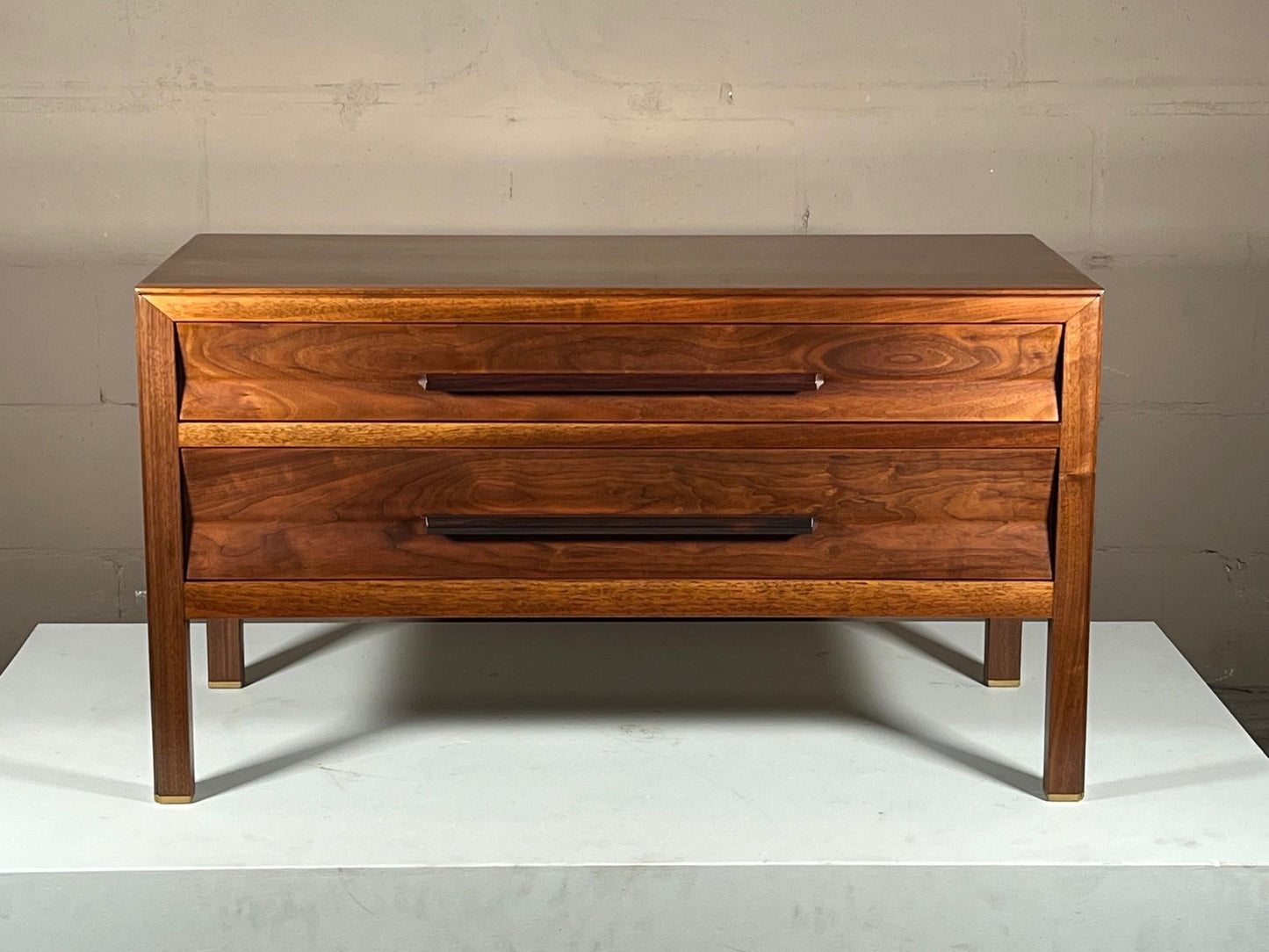 Low Chest in Walnut by Edward Wormley