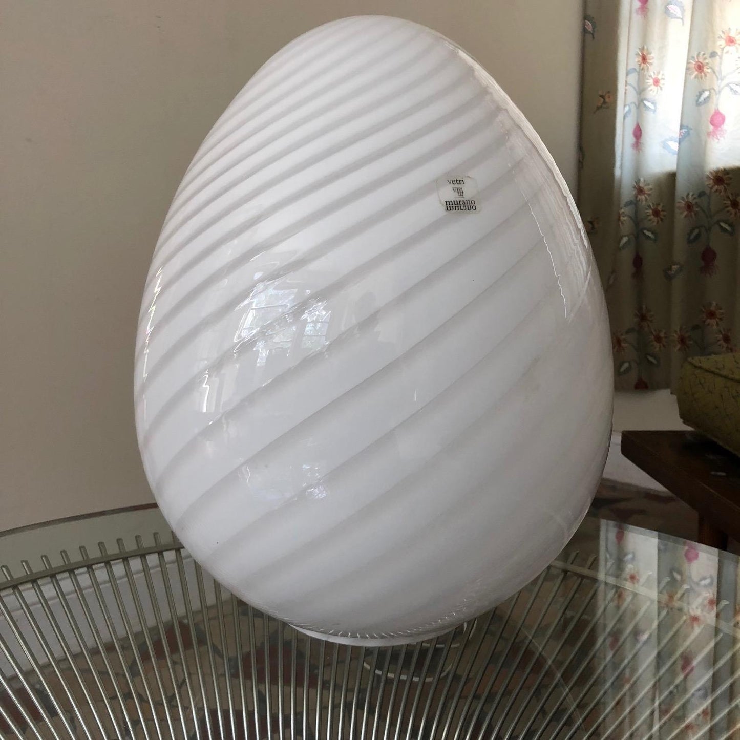 Vetri Murano Egg Lamp