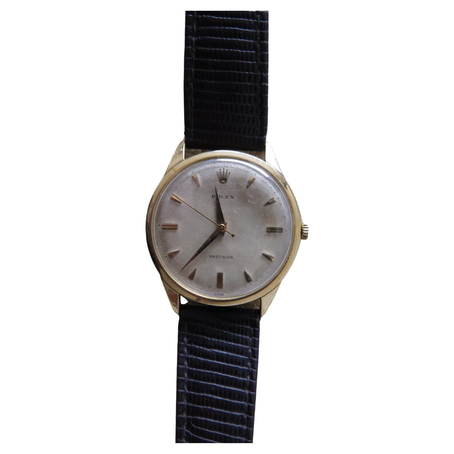 Rolex Yellow Gold Precision Manual Wristwatch Ref 9004