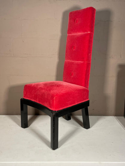 Classic James Mont Tall Back Chair