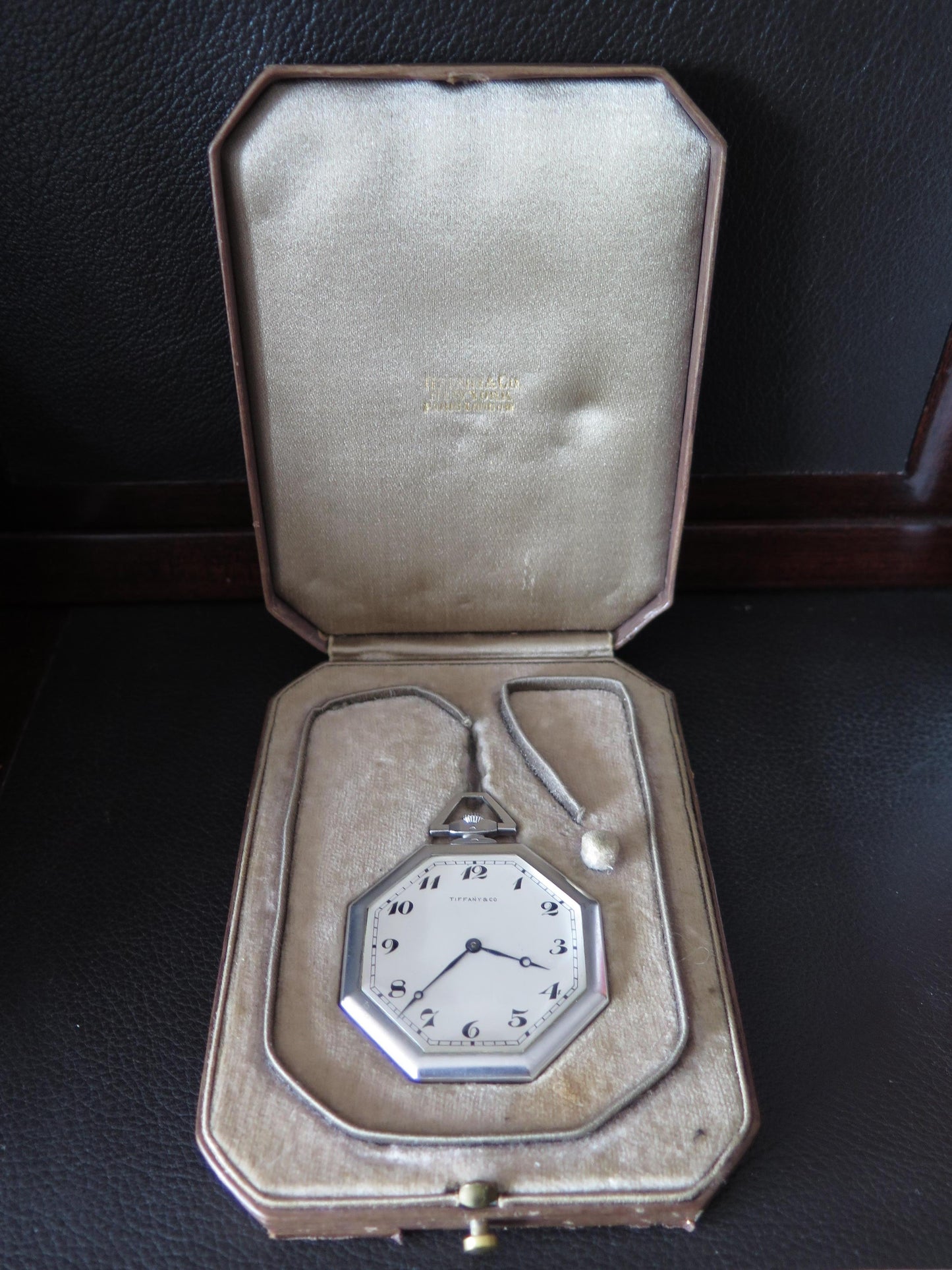 Tiffany Art Deco Pocket Watch By Audemars Piguet