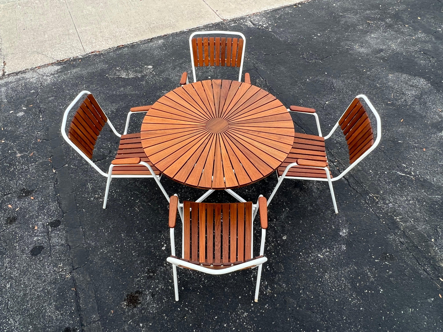 Danish Mid Century Outdoor Set By Daneline