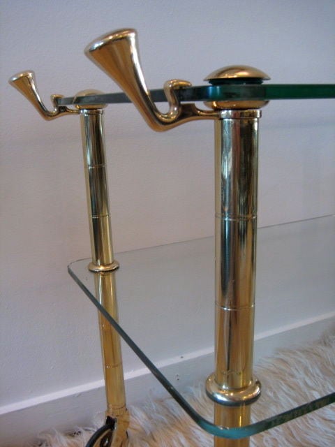 Brass Serving Cart by Osvaldo Borsani, circa 1938