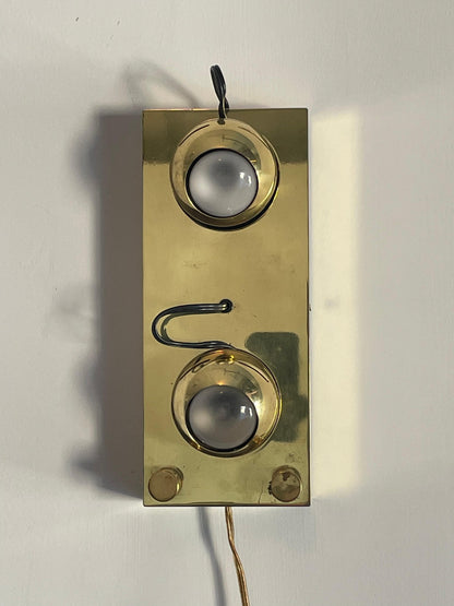 Angelo Lelii for Arredoluce Rare “Eyeball” Wall Sconce, Model 14140