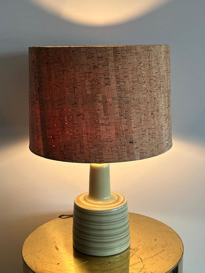 Unusual Martz Lamp with Swirl Decoration