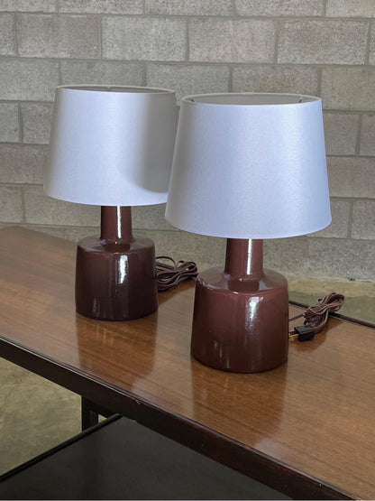 Jane and Gordon Martz Ceramic Table Lamps