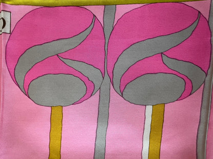 Unusual Silk Scarf By Christian Dior 1960's