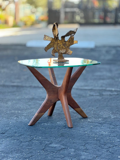 Adrian Pearsall "Jacks" Side Table in Walnut