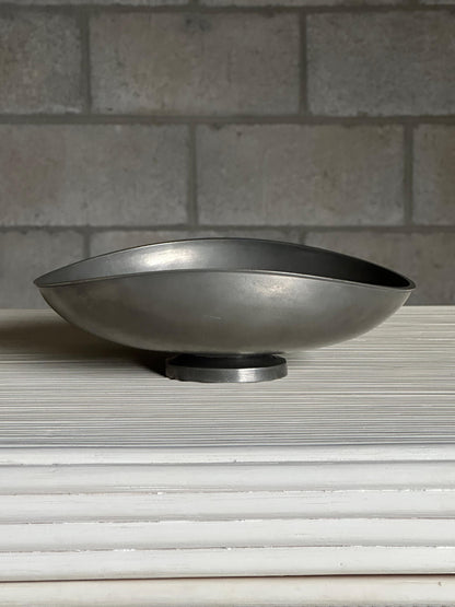 Edvin Oller for Gjutet Tenn / Schreuder & Olsson Large Pewter Bowl, Sweden