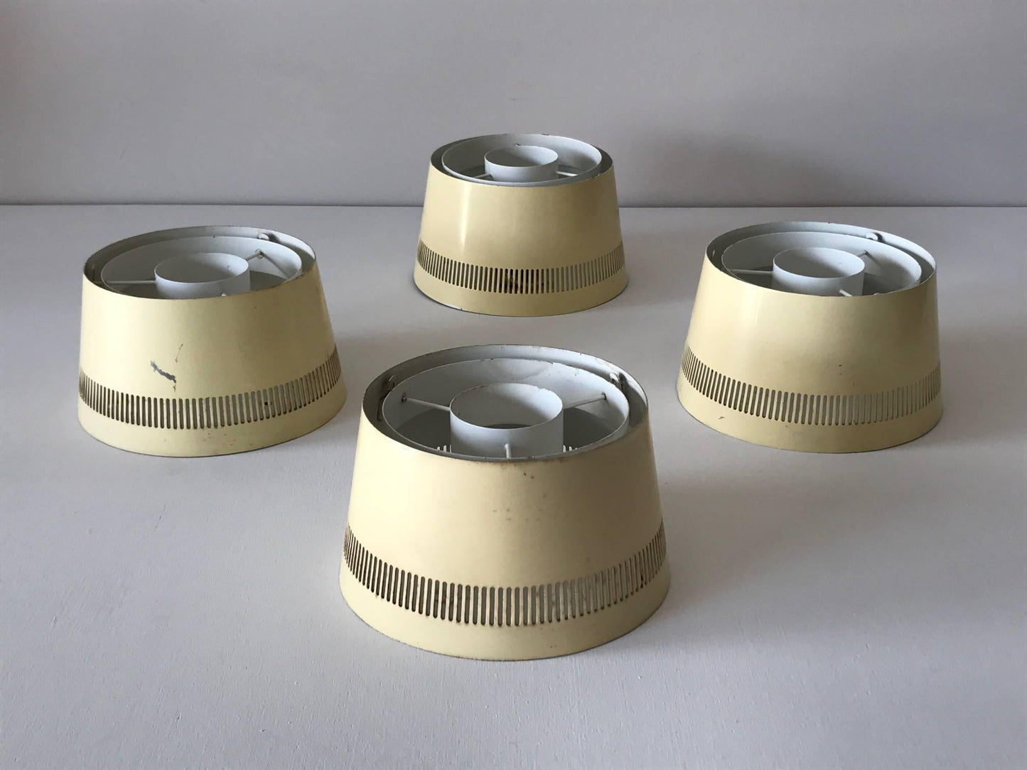 Set of Four Ceiling Lights by Itsu, Finland, 1950s