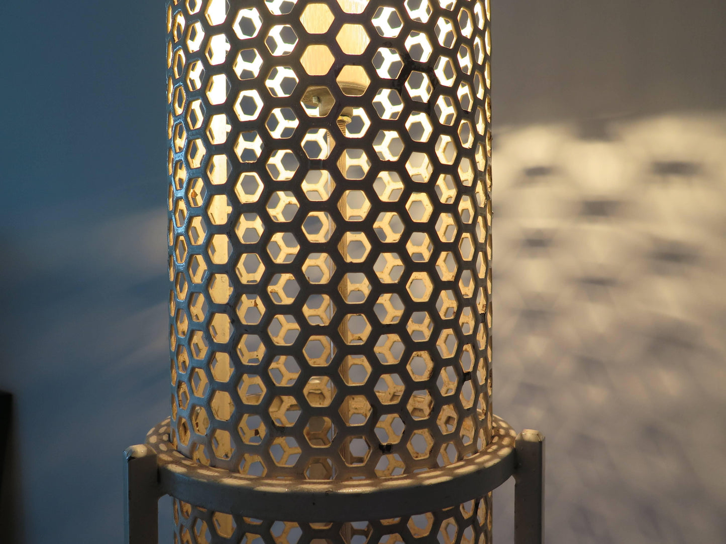 Unusual Floor Lamp in the Style of Mathieu Matégot