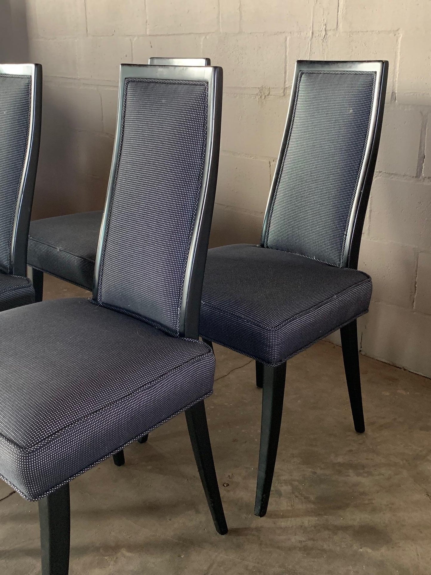 Set of Four Elegant Dining Chairs by Harvey Probber