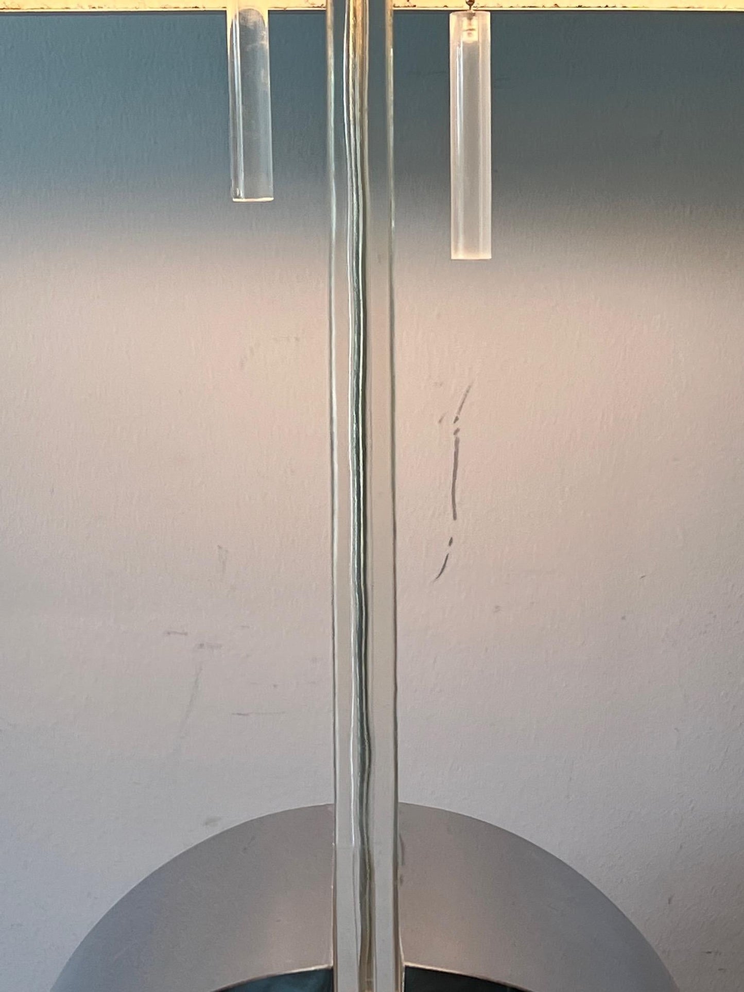 George Kovacs Lucite And Chrome Table Lamp ca' 1970's