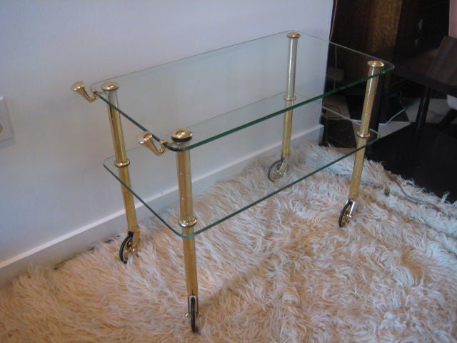 Brass Serving Cart by Osvaldo Borsani, circa 1938