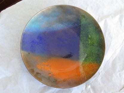 Unusual Enamel Bowl by Bovano