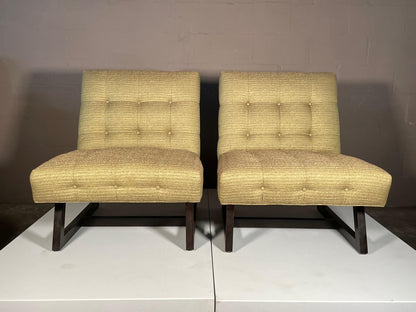 Pair of Classic Slipper Chairs