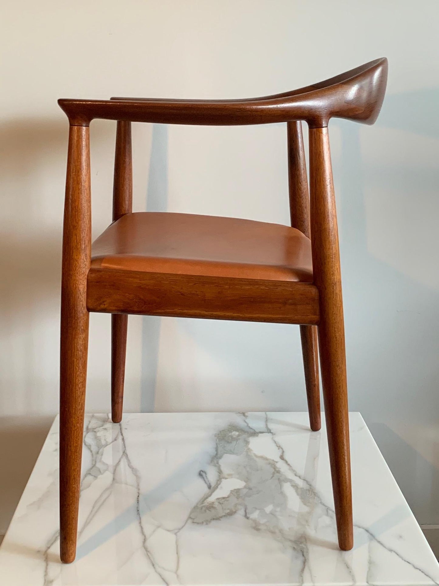 Hans Wegner "The" Chair Johannes Hansen Teak Original Danish