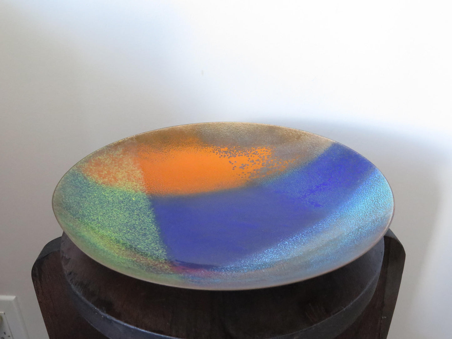 Unusual Enamel Bowl by Bovano