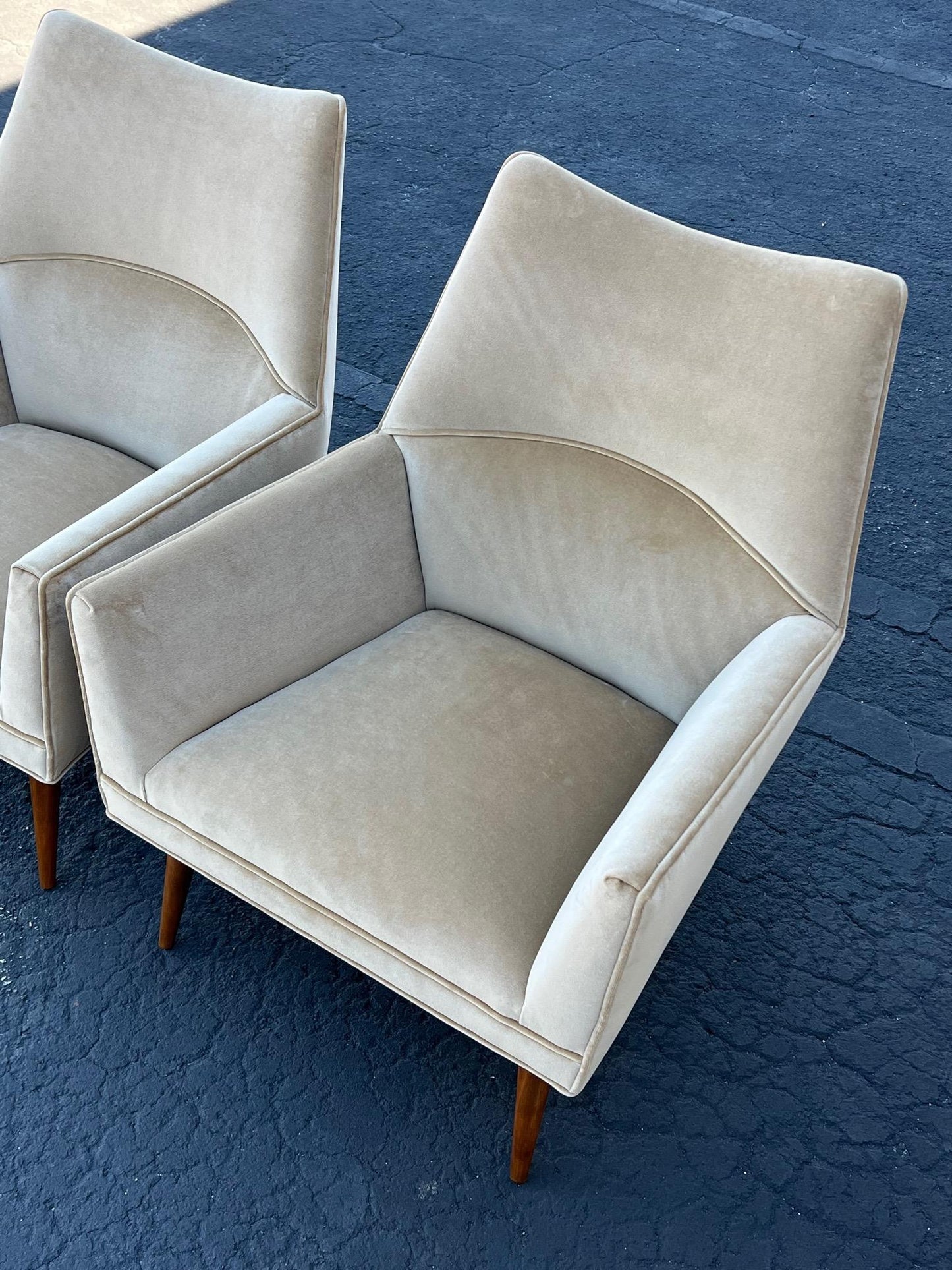 Pair of Paul McCobb "Squirm" Lounge Chairs