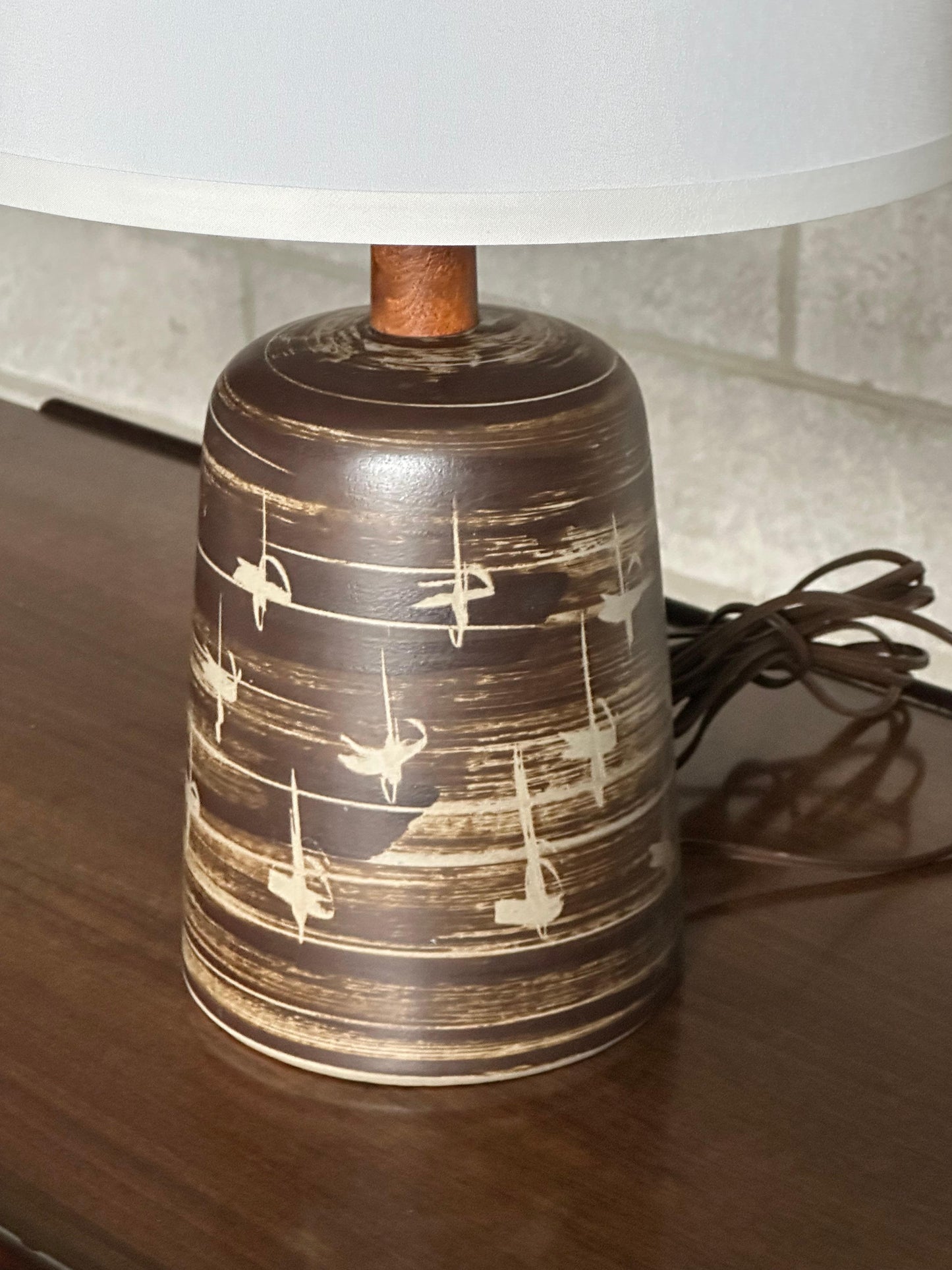 Jane and Gordon Martz Ceramic Table Lamp for Marshall Studios