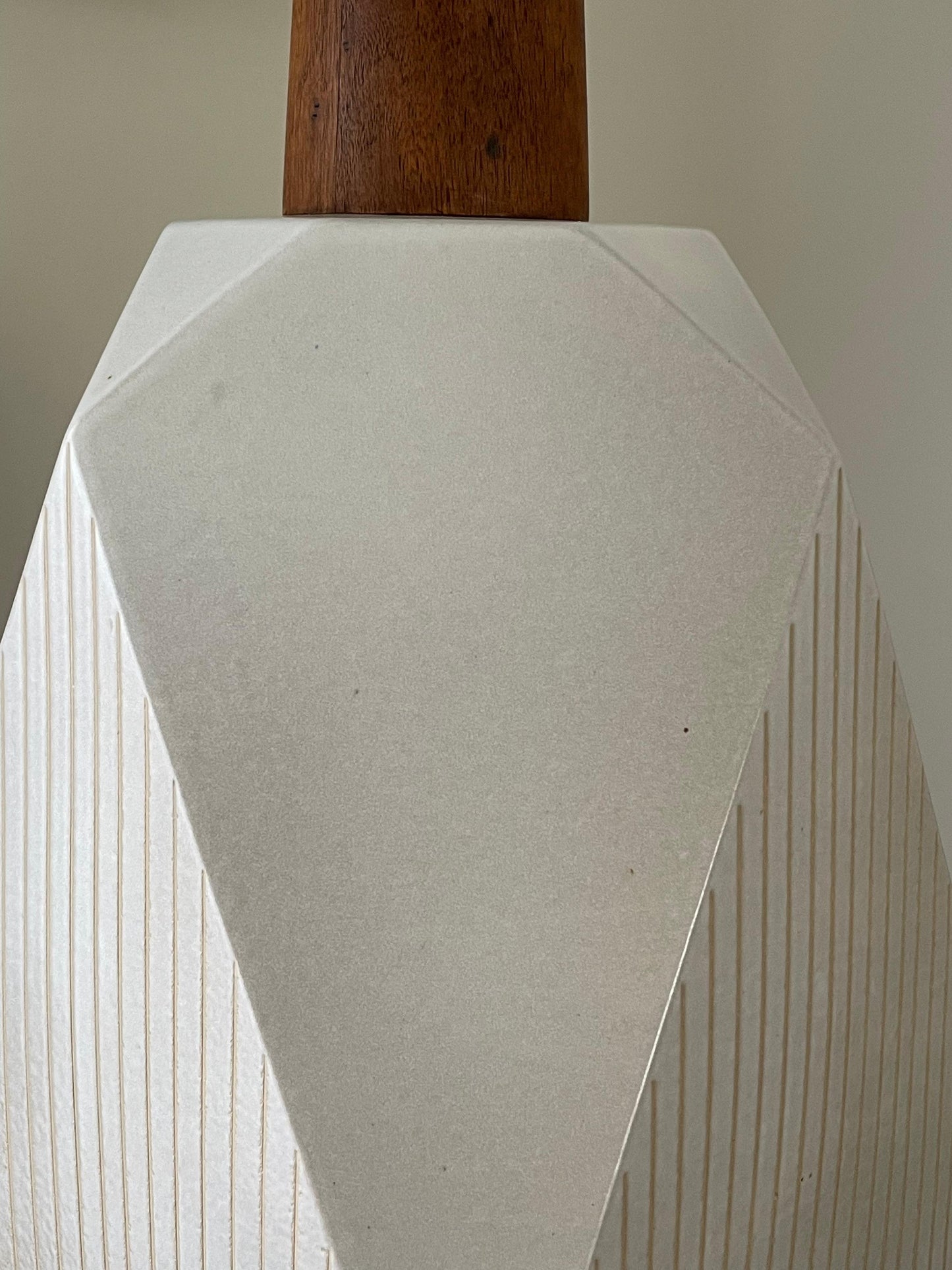 Rare Geometric Martz Table Lamp by Jane and Gordon Martz