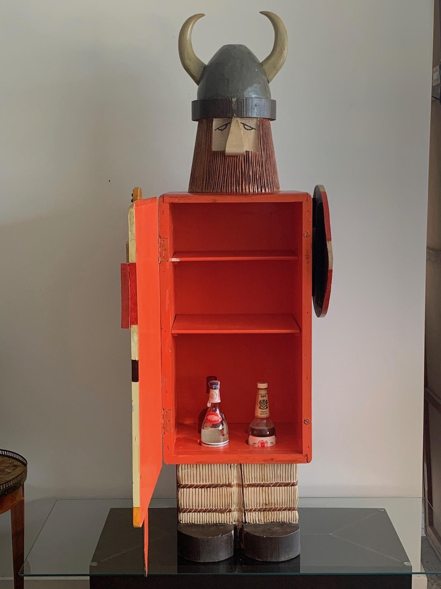 Danish Viking Bar Cabinet