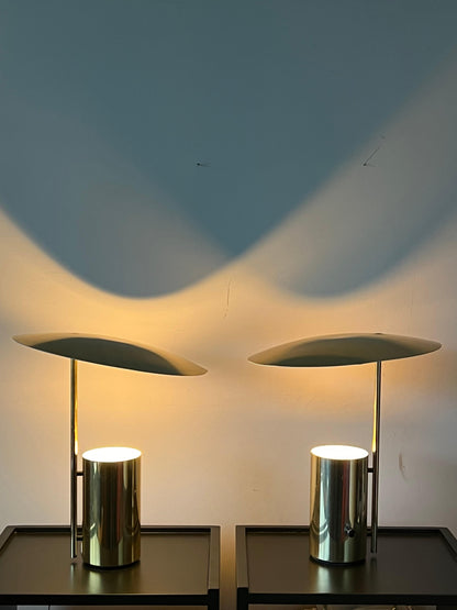 A Pair Of George Nelson Half Lamps for Koch Lowy