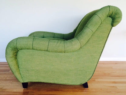 Rare James Mont Upholstered Lounge Chair