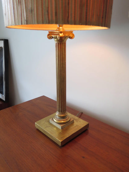 Pair of Maison Jansen Table Column Lamps