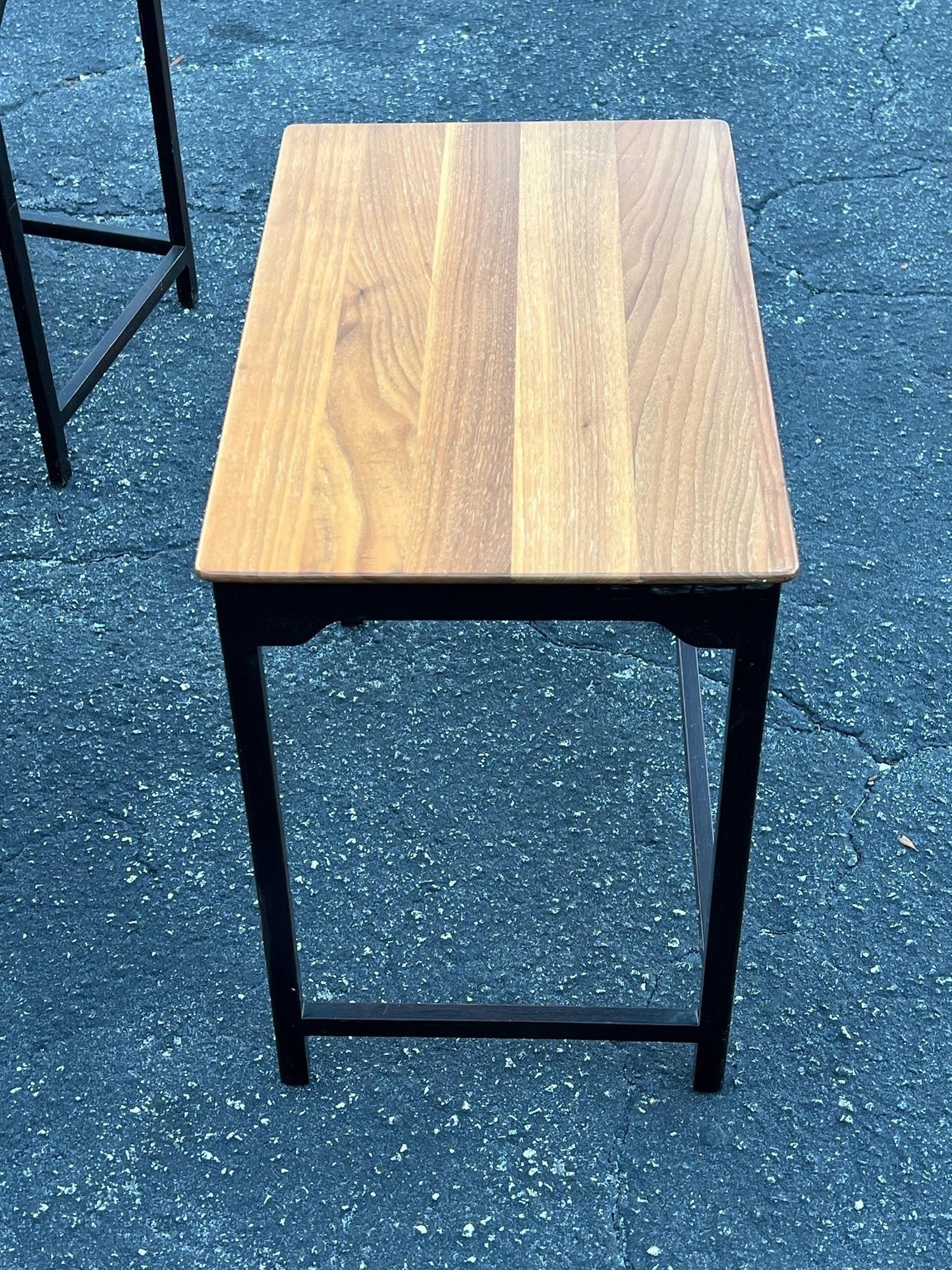 Vintage Dunbar Nesting Tables in Sap Walnut ca' 1950's